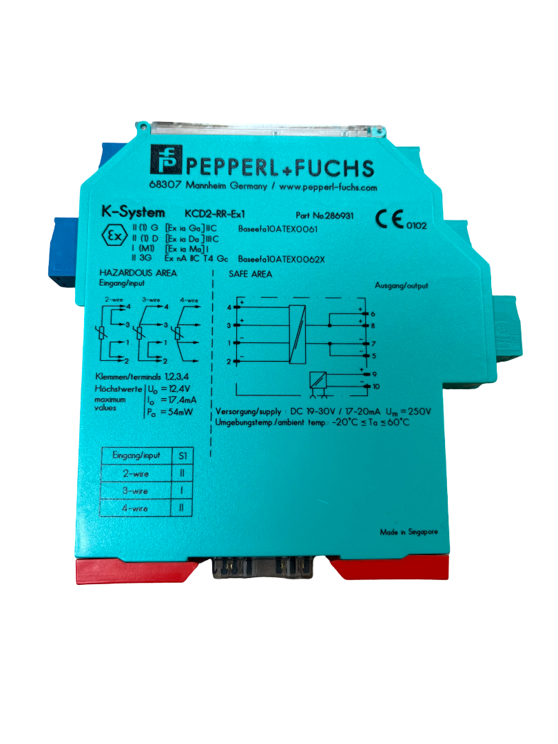 PEPPERL+FUCHS  KCD2-RR2-Ex1 Барьер искрозащиты Pepperl Fuchs